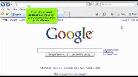 How to login to cPanel