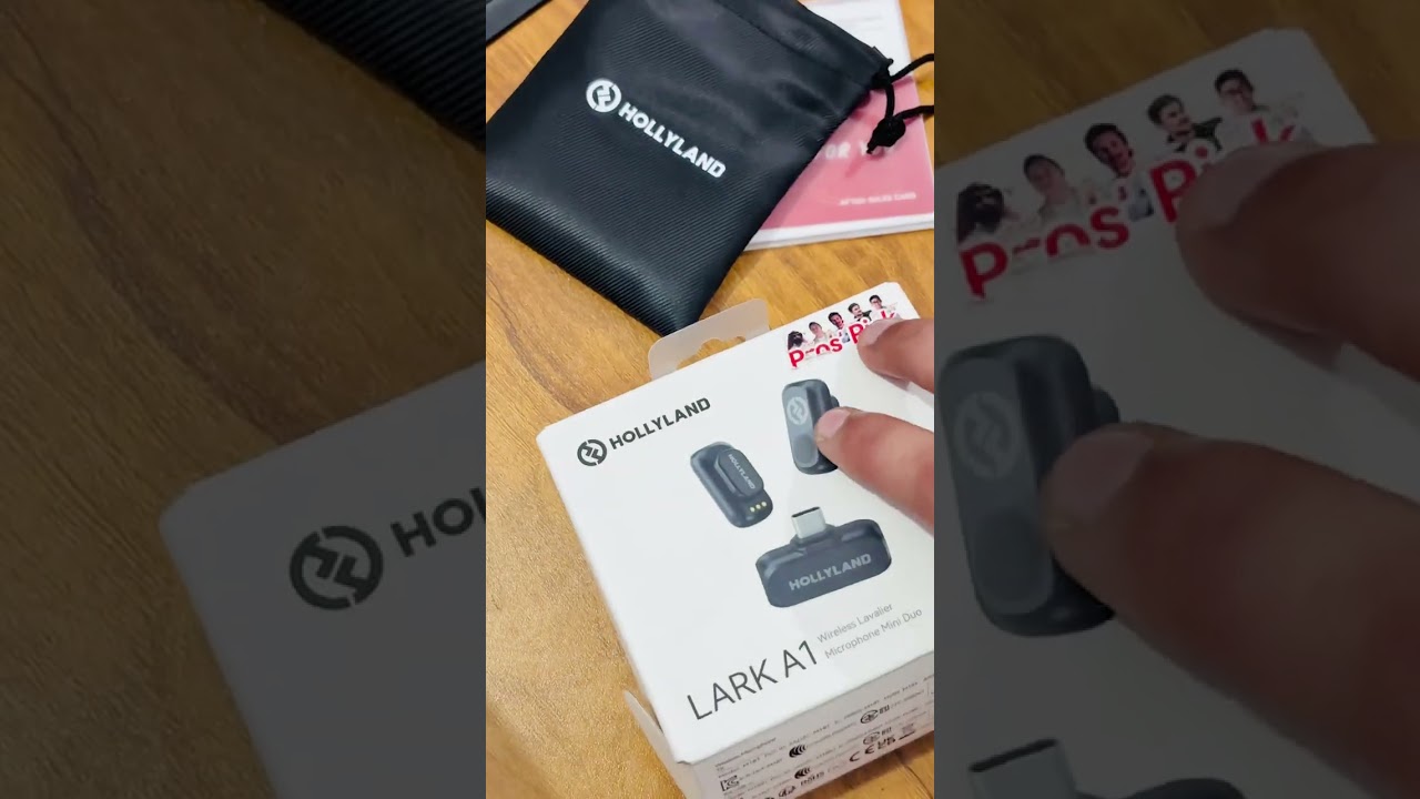 Hollyland Lark A1 Wireless Lavalier Microphone Mini Duo(Usb-C Version)