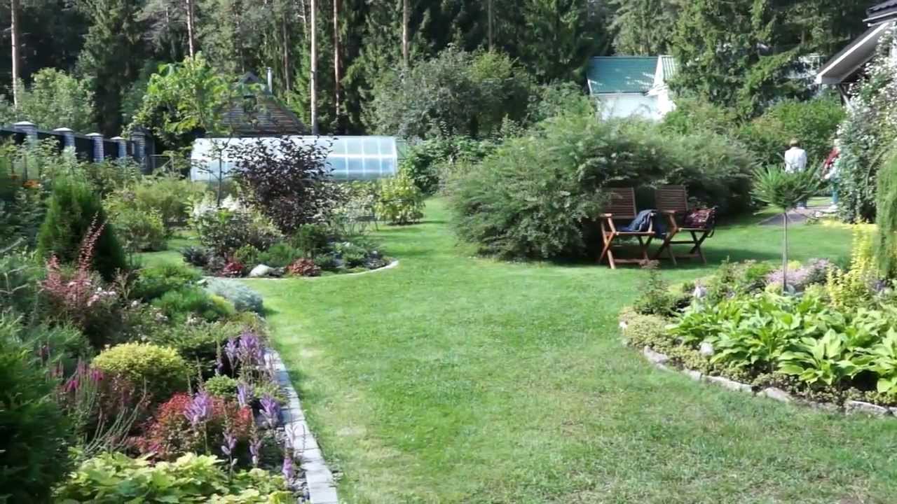 Зеленый сад в Лебяжьем - YouTube