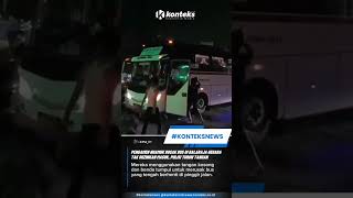 Pengamen Ngamuk Rusak Bus Di Balaraja Gegara Tak Diizinkan Masuk, Polisi Turun Tangan