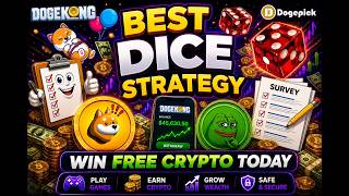 Doge Pick X Doge Kong - Dice Strategy - Mine Doge Free Using This Strategy - Highest Paying Doge