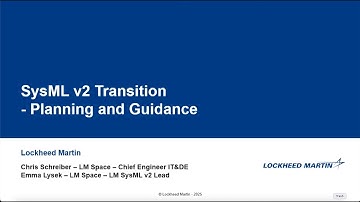 SysML v2 Transition: Planning & Guidance