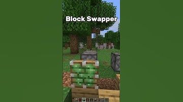 Minecraft Block Swapper 💀 #minecraft #shorts #minecraftshorts #minecraftmemes