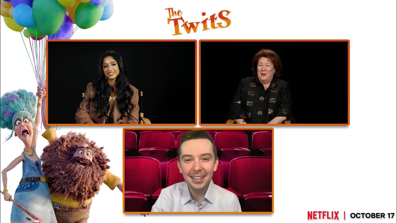 Margo Martindale and Maitreyi Ramakrishnan on “The Twits”
