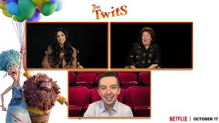 Margo Martindale and Maitreyi Ramakrishnan on “The Twits”