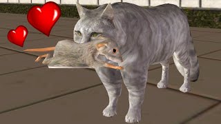 Симулятор КОШЕК #2 Белый котик против мышей и собак в Ultimate Cat Simulator с Кидом на пурумчата