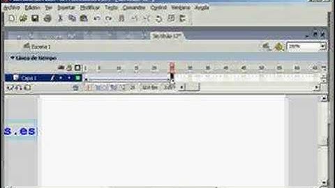 Flash - curso en videotutoriales.es