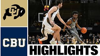 Colorado vs California Baptist Highlights | Men's Basketball | College Basketball 2025