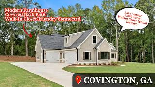 Living In Covington, GA | 3.8 Acres | Modern Farmhouse | Lake Varner | Home Tour | Atlanta New Homes