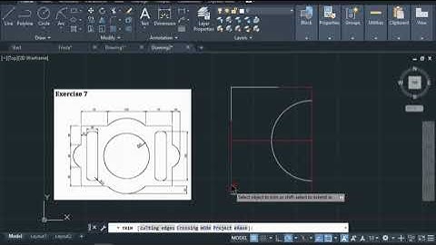 AutoCAD Ex #7 of 20 days of 2D