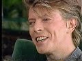 David Bowie 4-27-87 TV interview