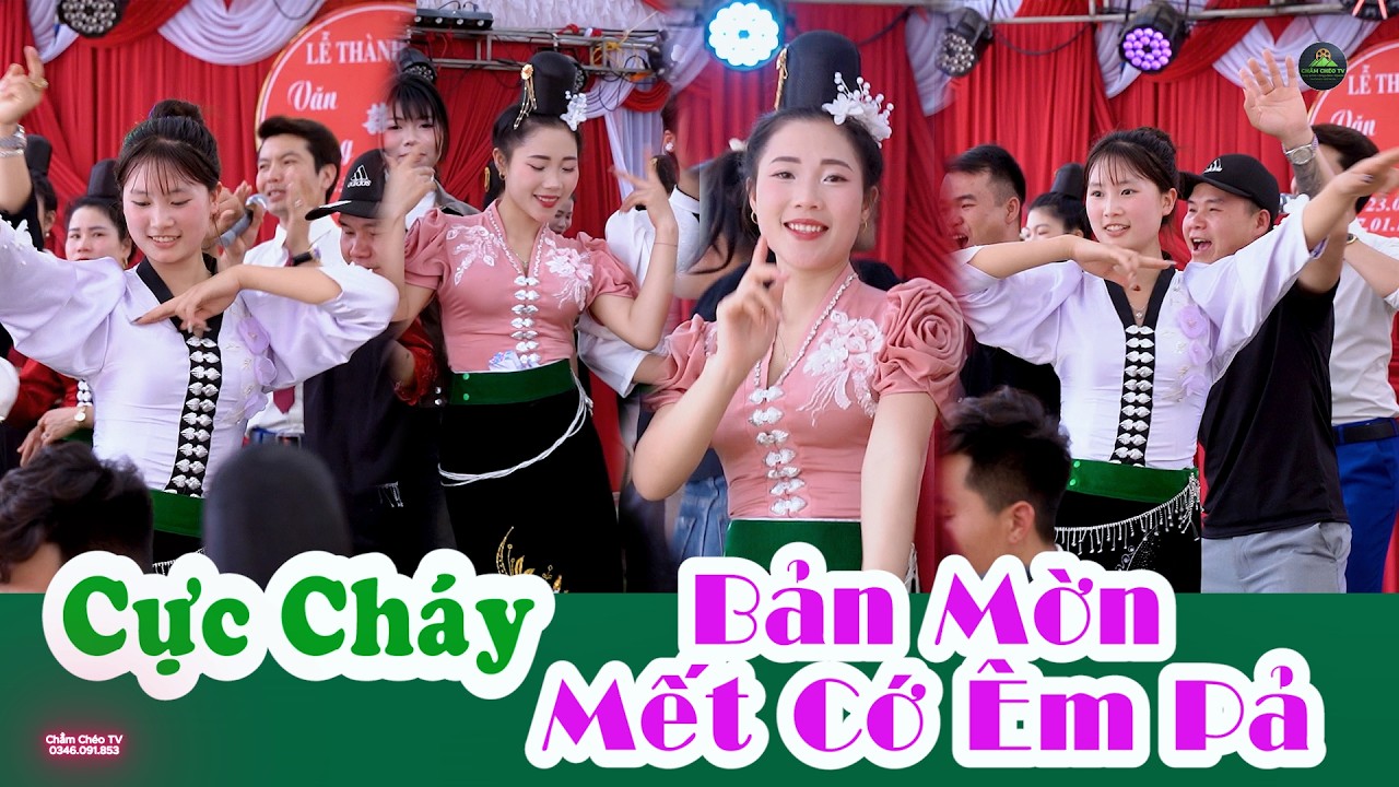 NHẤT CHỊ EM BẢN MỜN NHẢY ĐÁM CƯỚI VĂN TRƯỜNG & LƯỜNG VUI TẠI  PHIÊNG PẰN.