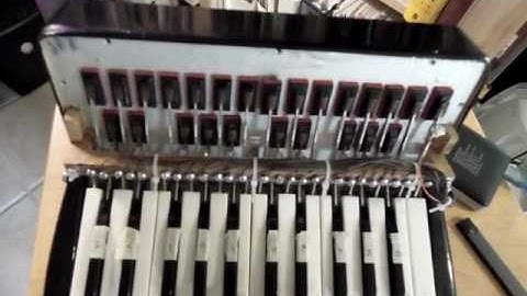 Arduino MIDI Accordion : Controlling a Digital Piano