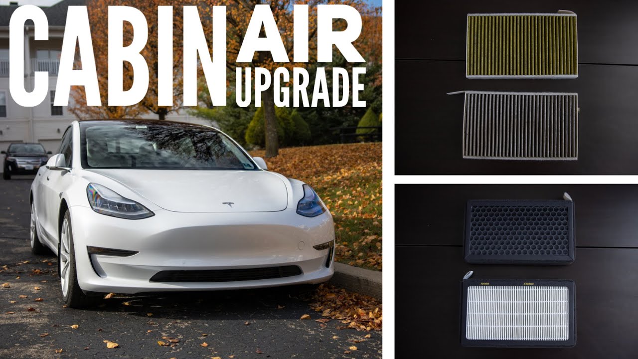 How to upgrade your stock Tesla Model 3/Y Cabin Air Filter