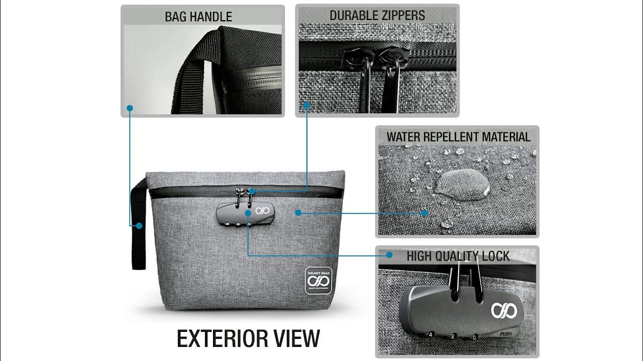 Helmet Head Smell Proof Bag VC15 Gray YouTube