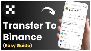 How To TRANSFER Crypto From OKX App To Binance Exchange | App Tutorial !