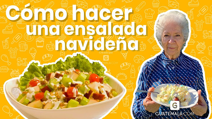 Ensalada Navideña... ¡Una receta fácil y riquísima!