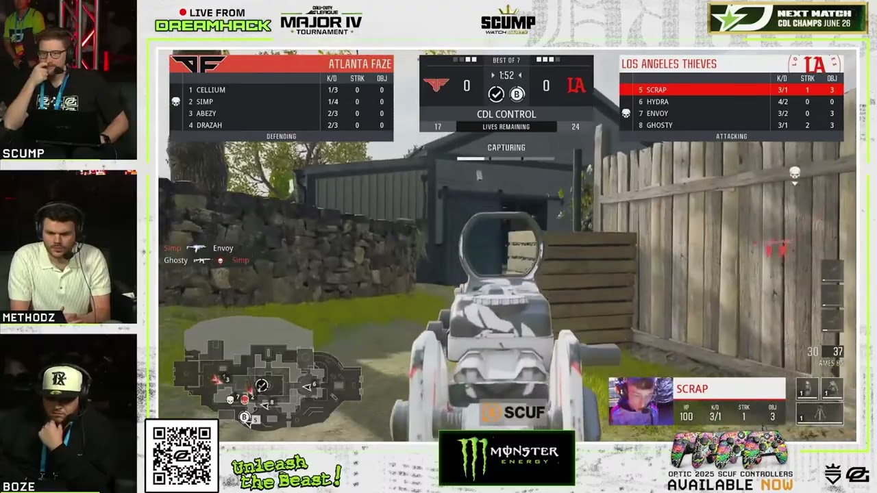 HyDra insane 4 piece against FaZe
