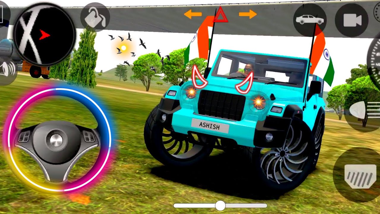 Dollar 💵 💰  Modified Mahindra Thar😈 || Indian Car Simulator 3D || Android Gameplay🥶🥶