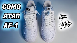 ⚠️COMO ATAR AIR FORCE 1 LOW / 2024 /🔥(3 ESTILOS) How to LACE AIR FORCE 1