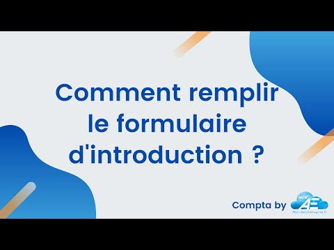 [Tuto] Comment remplir le formulaire d'introduction sur Compta by Mon-AutoEntreprise.fr ?