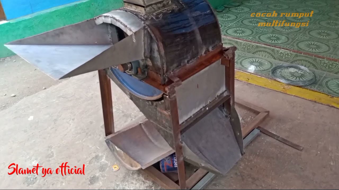 bongkar total mesin super  penggiling janggel jagung & cacah rumput