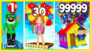 🎈 1 BALON vs 99999 BALON 🔥 ROBLOX Balloon Simulator! KÜBRA NİSA HAN KANAL PRATİK OYUN