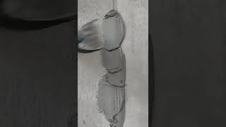 Как замазать штукатурный маяк
