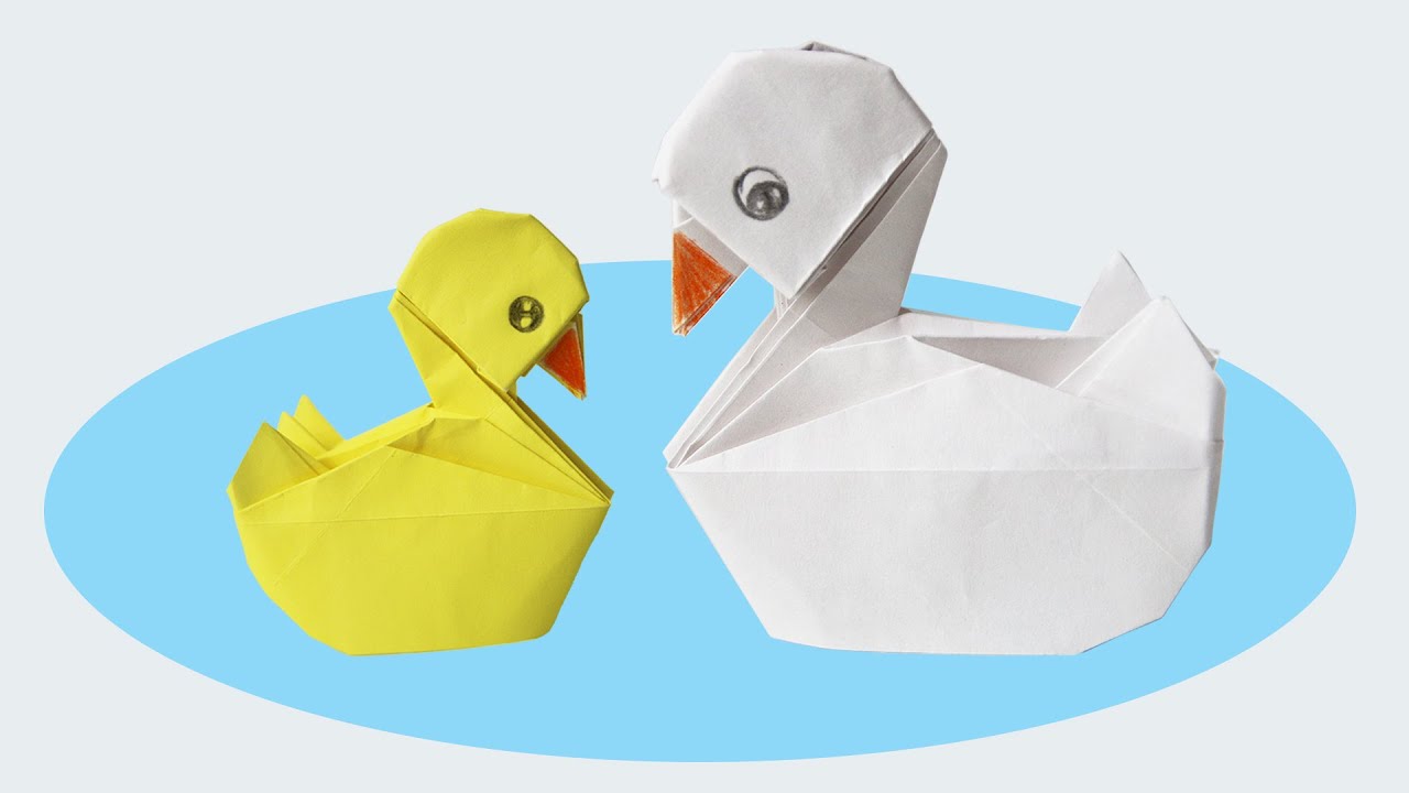 Diy 18 Origami Duck How To Fold A Paper Duck Henry Phạm Youtube Origami Duck Origami And Kirigami Origami