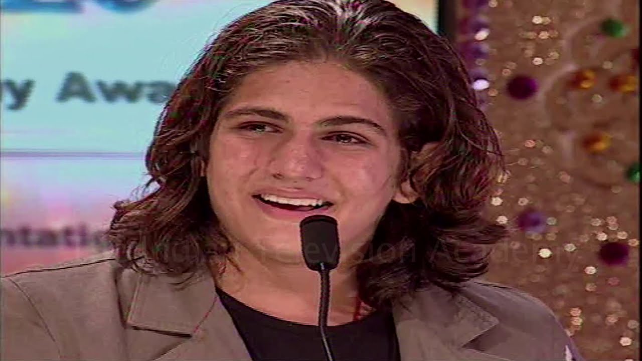 Rajat Tokas can't hide his expression after winning The Best Actor's ITA Trophy.