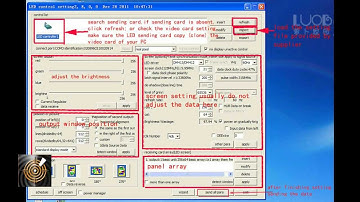 ICE LED Screen Multiple Panel Software settings