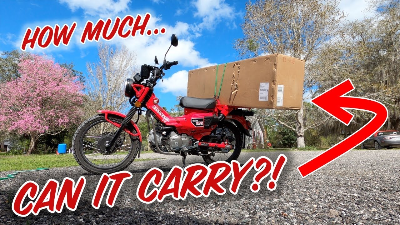 2021 HONDA TRAIL 125 WEIGHT CAPACITY CHALLENGE How Much Can You 2021-honda-trail-125-weight-capacity-challenge-how-much-can-you