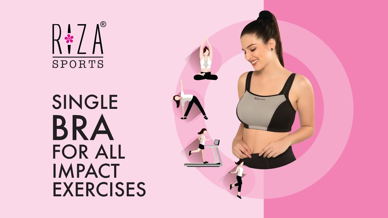 Riza Sports Bra - One Bra For All Impact Exercises 