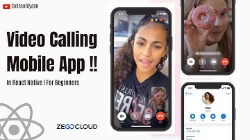 🔴Video Calling App in React Native | ZegoCloud Api | For Beginners
