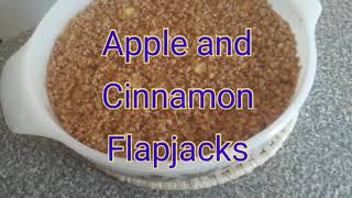 Apple and Cinnamon Flapjacks