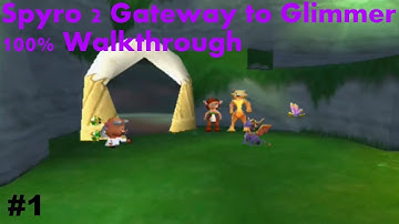 Spyro 2 Gateway To Glimmer - 100% Walkthrough - Episode 1 - Glimmer!