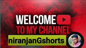 Welcome to my channel intro template ।। Part - 1 ।। @ManojDey 