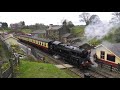 NYMR - BR Std 4 No 80136 on shunting and shadow running duties prior to re-opening to the public