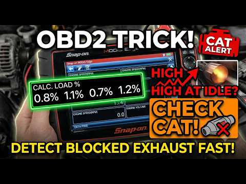 OBD2 Live Data Trick: How to Detect Restricted Exhaust Issues