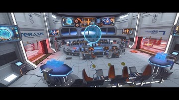 Teraxis Space Station - Low Poly Environment Project