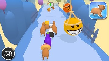 Capybara Rush - Gameplay Walkthrough Part 12 - Game Levels To Play (iOS, Android)