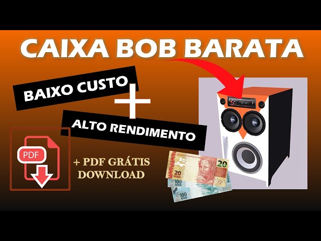 Caixa de som residencial (Caixa Bob) - Protech Speakers