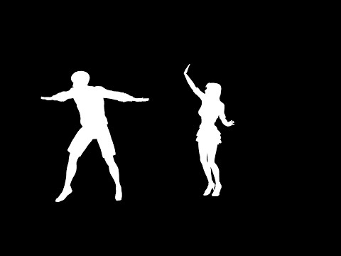 Couple Dancing Silhouette | Awesome Video Loop