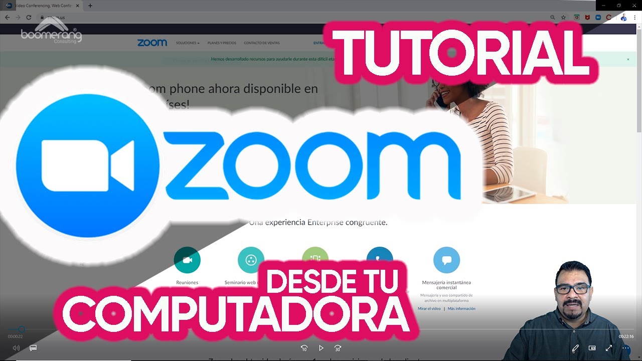 Aprende a usar la plataforma Zoom desde tu Computadora Hector