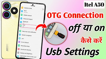 itel a50 me otg connect kaise kare !! how to connect otg in itel a50 !! itel a50 otg settings