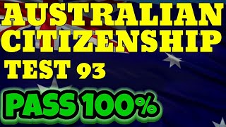 Australian Citizenship Test 2026-2027🇦🇺 