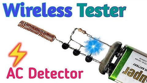 Make Wireless Tester At Home | Homemade wireless ac detector | bc547 magic tester