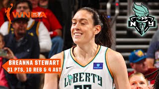 Breanna Stewart SPOILS Caitlin Clark's home opener with 30-PIECE 😤 | WNBA on ESPN