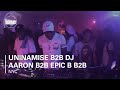 Uninamise b2b dj aaron b2b epic b b2b hitmakerchinx boiler room new york dj set