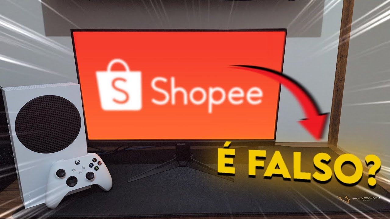 Comprei um Xbox Series S na Shopee... VEIO FALSO?!